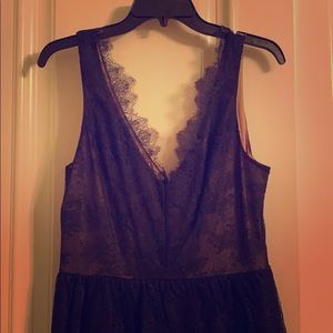 BCBGMaxAzria navy blue lace beautiful dress!